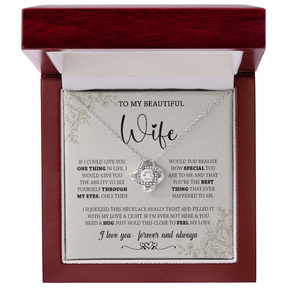 438A To My Wife Necklace, Gifts For Wife, Love Necklace Gifts For Wife From Husband