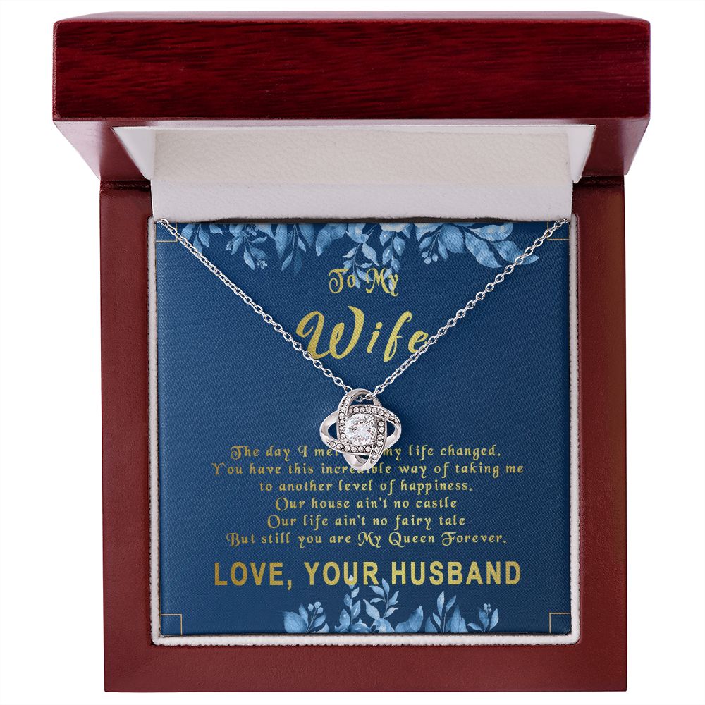 77A To My Wife Necklace, Gift For Wife, Anniversary Gift For Wife, Gift Birthday