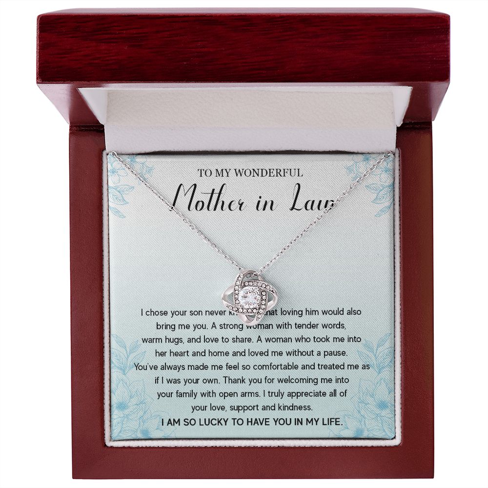 525A Gift To My Mother-in-Law Necklace, To My Mother in Law Necklace from Daughter