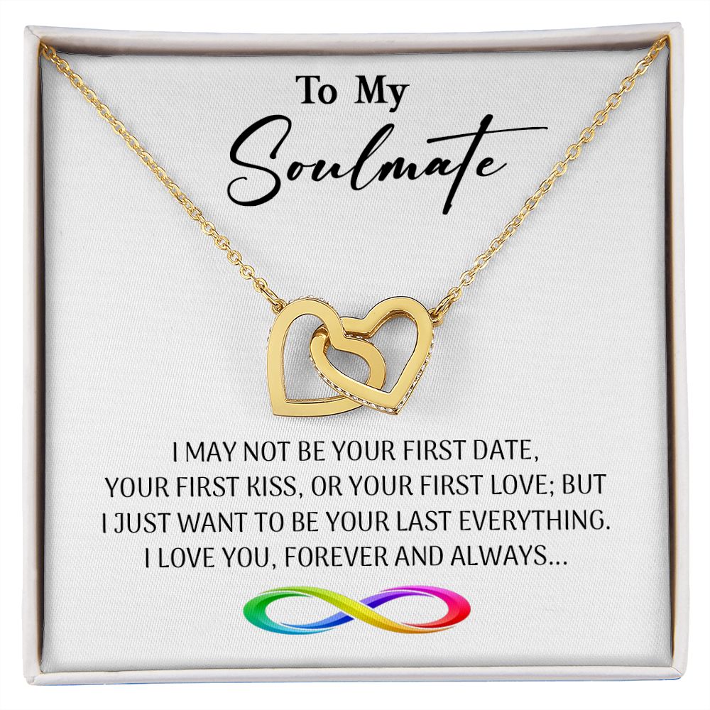 470D To My Soulmate Necklace, Valentine Gifts For Her, Gift For Girlfriend Wife