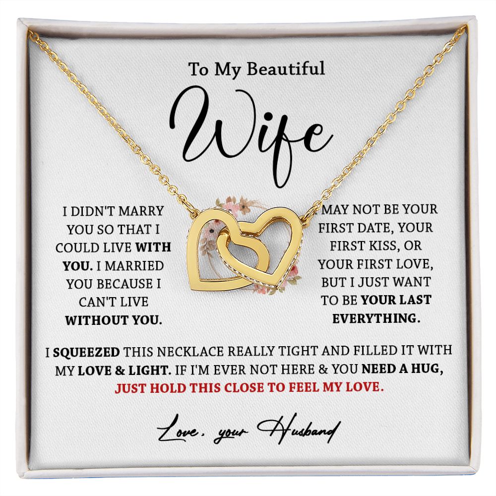 612D To My Wife Necklace, Gift For Wife, Valentines Gift For Wife, Necklace For Wife
