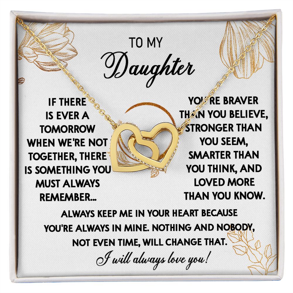 111D To My Daughter Necklace, Daughter Gift From Dad, Mom, Xmas Gift, Birthday Gift