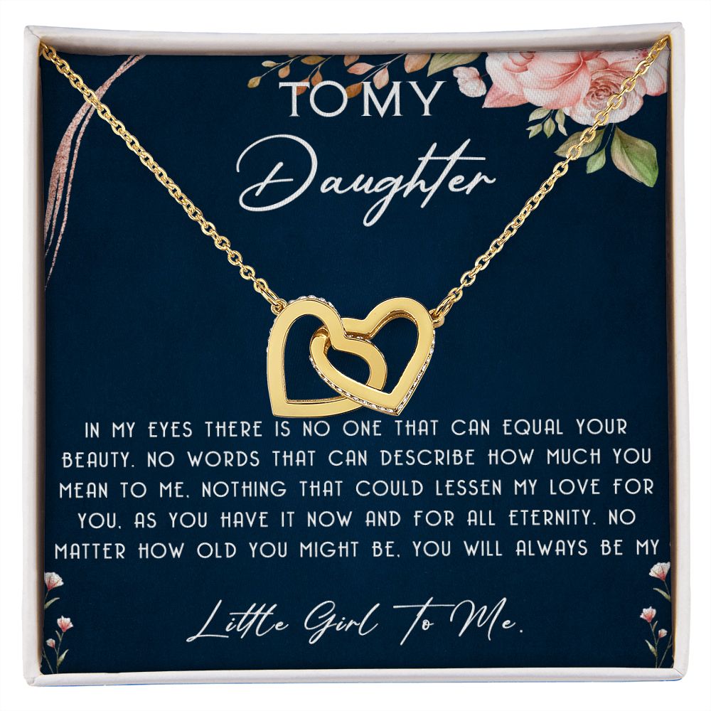 115D To My Daughter Necklace, Daughter Necklace, Mother To Daughter Gift Birthday