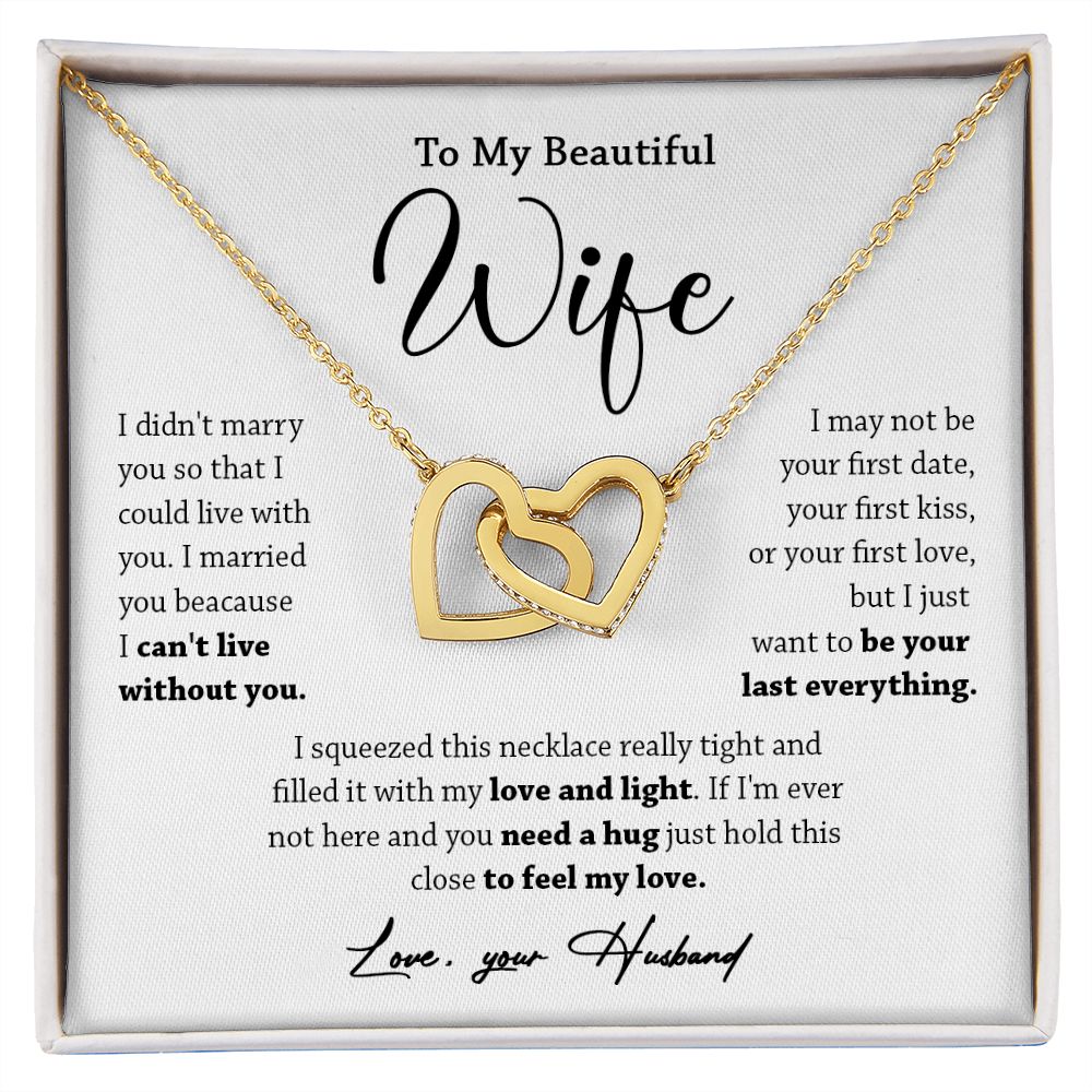 449D To My Wife Necklace, Valentine Gift For Her, Gift For Soulmate, Gift Birthday