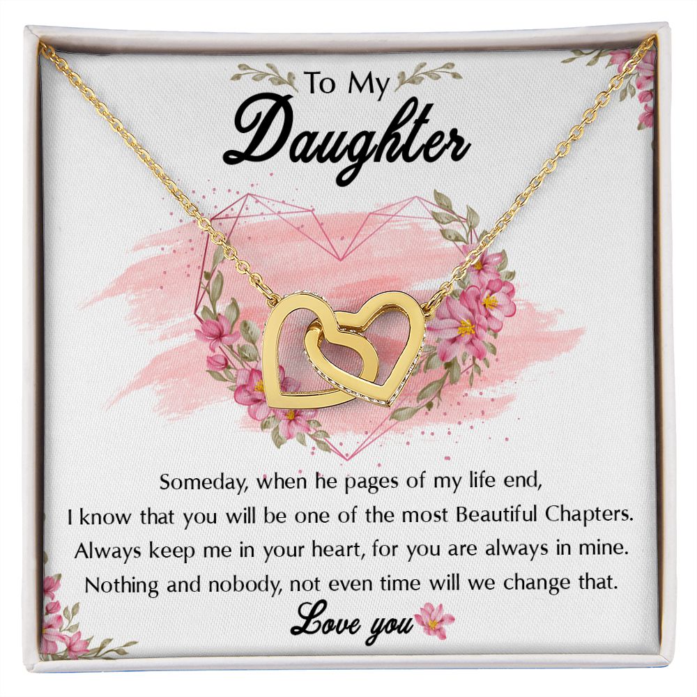 54C To My Daughter Necklace, Birthday Gift For Daughter, Graduation Jewelry
