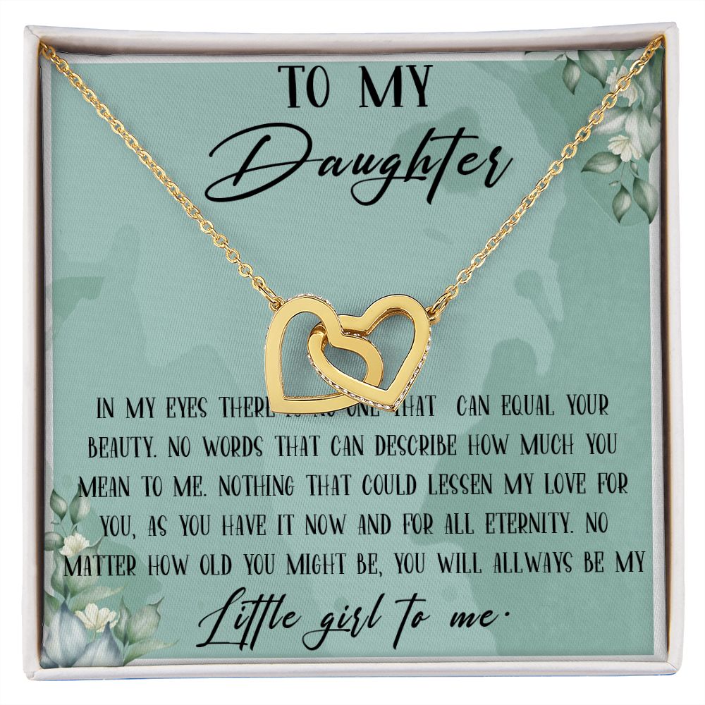 48D To My Daughter Necklace, Daughter Birthday Gift, Gift from Mom to Daughter