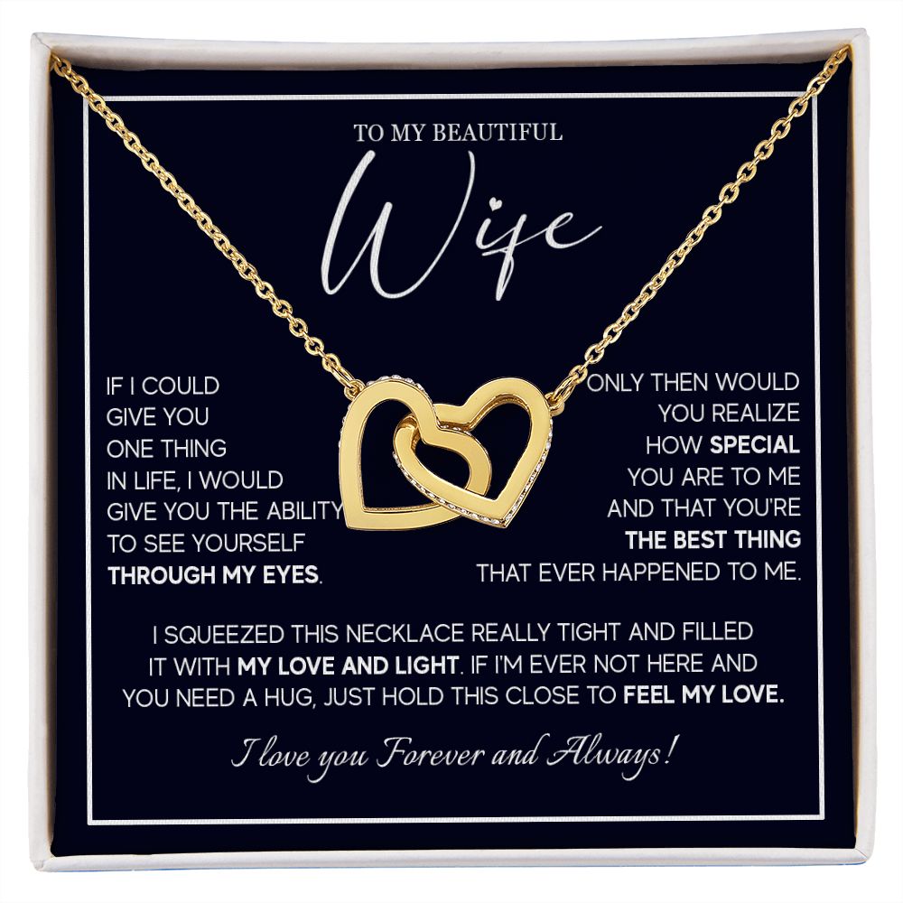 556D To My Wife Necklace From Husband, Soulmate Necklace Gift from Husband, Birthday