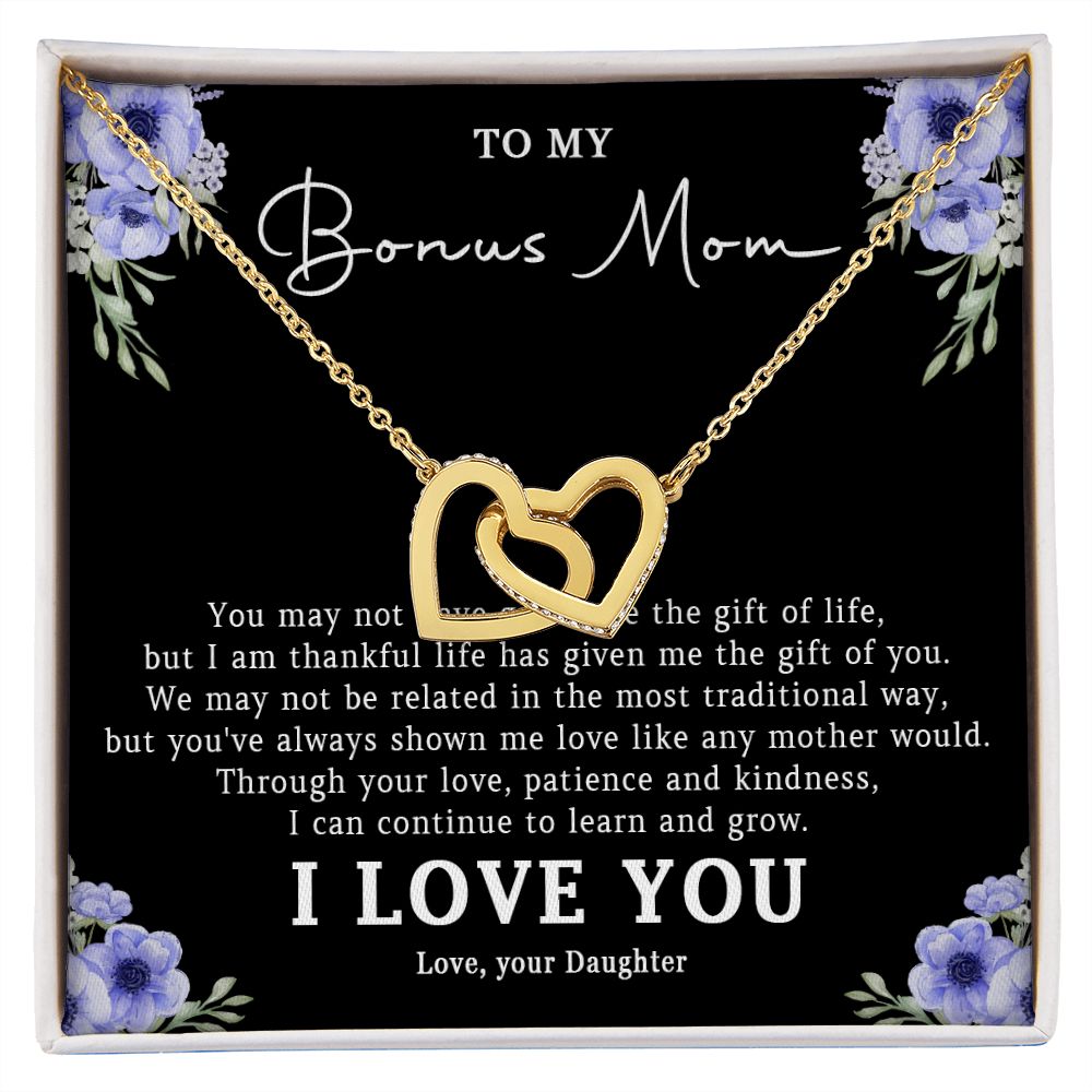 522D Step Mom Gift, Bonus Mom Necklace, Stepmom Necklace Birthday Gift from Daughter