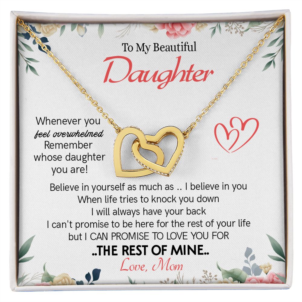 426D To My Daughter In Law Necklace from Mother In Law I Will Forever Love You