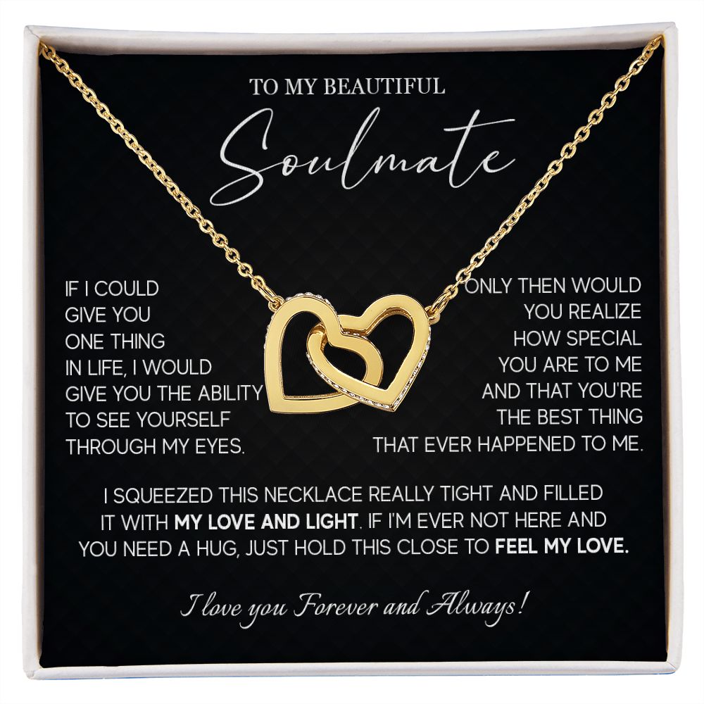 494D To My Soulmate Necklace, Wife Necklace From Husband, Birthday Anniversary Gifts