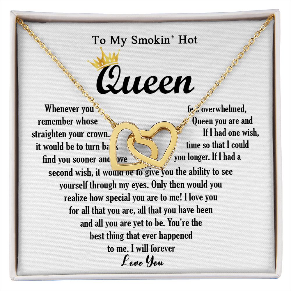 443D To My Smokin Hot Necklace, Gift For Wife Soulmate Valentines Day, Birthday Gift