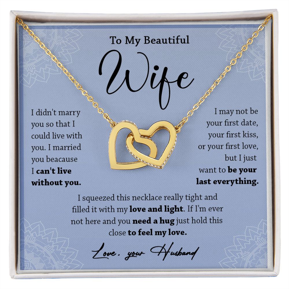 472D To My Wife Necklace, Necklace Gifts For Wife From Husband, Gift For Soulmate