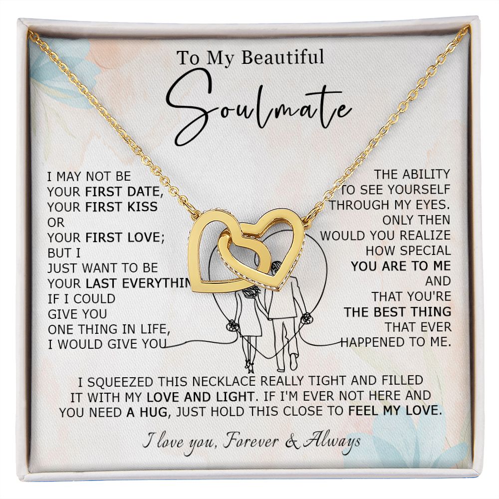 584D To My Soulmate Necklace, Wife Necklace, Girlfriend Necklace, Love Necklace Gifts