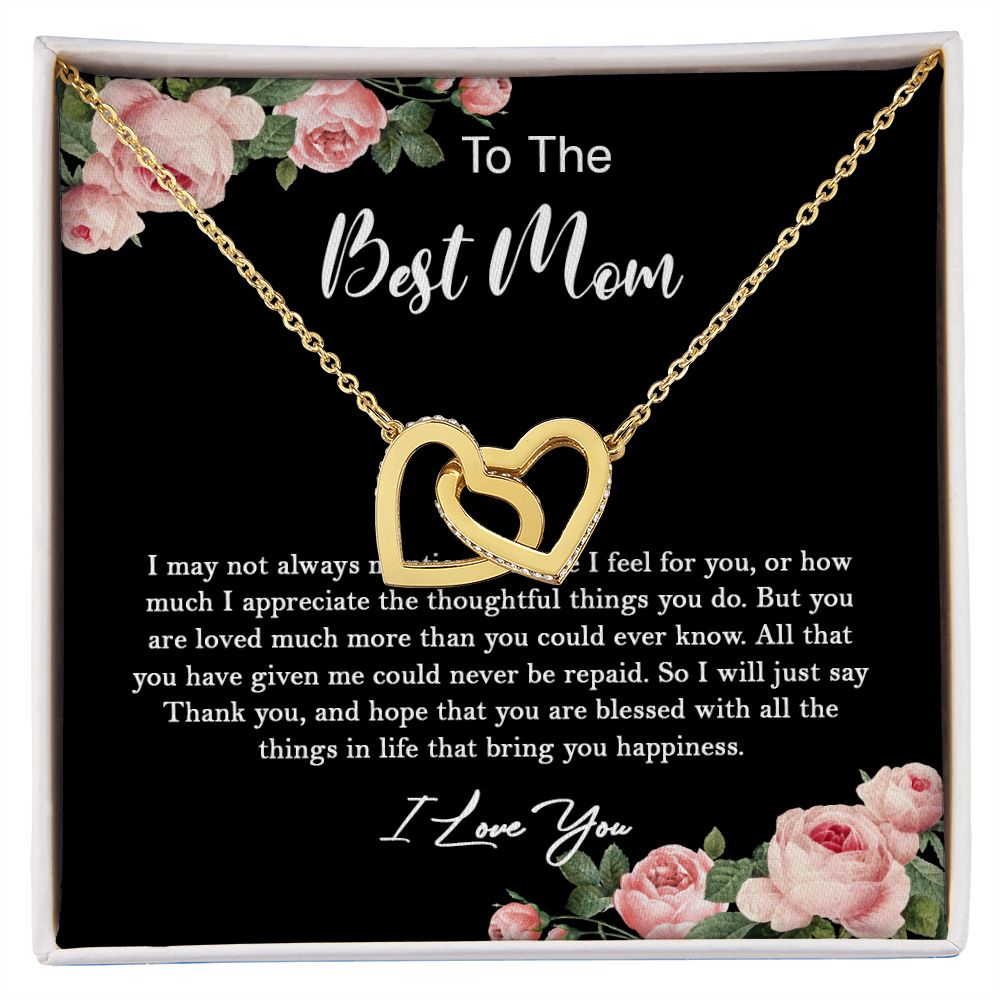 630D To My Best Mom Necklace, Gift For Mom From Son/Daughter, Gift Birthday, Holiday