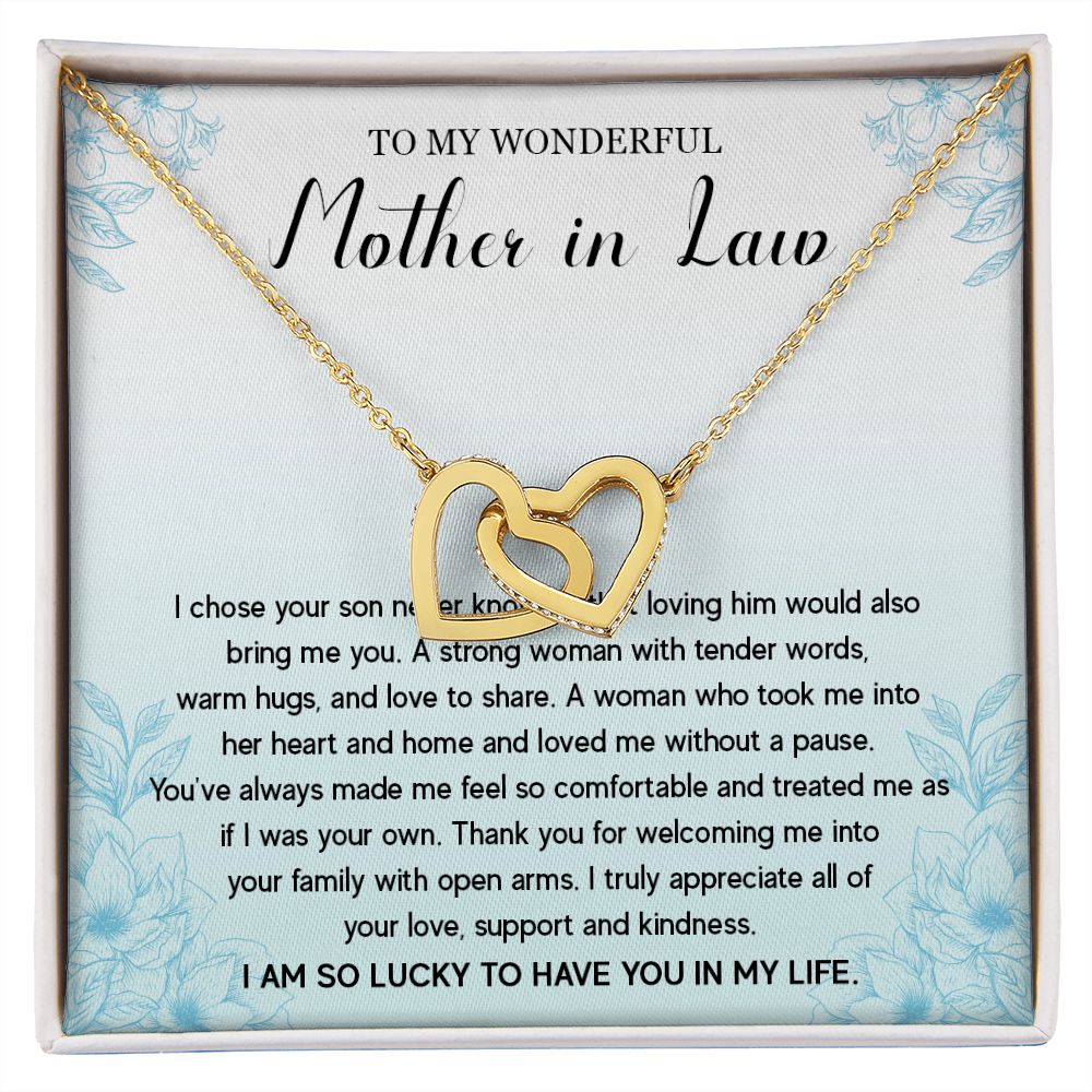 525D Gift To My Mother-in-Law Necklace, To My Mother in Law Necklace from Daughter