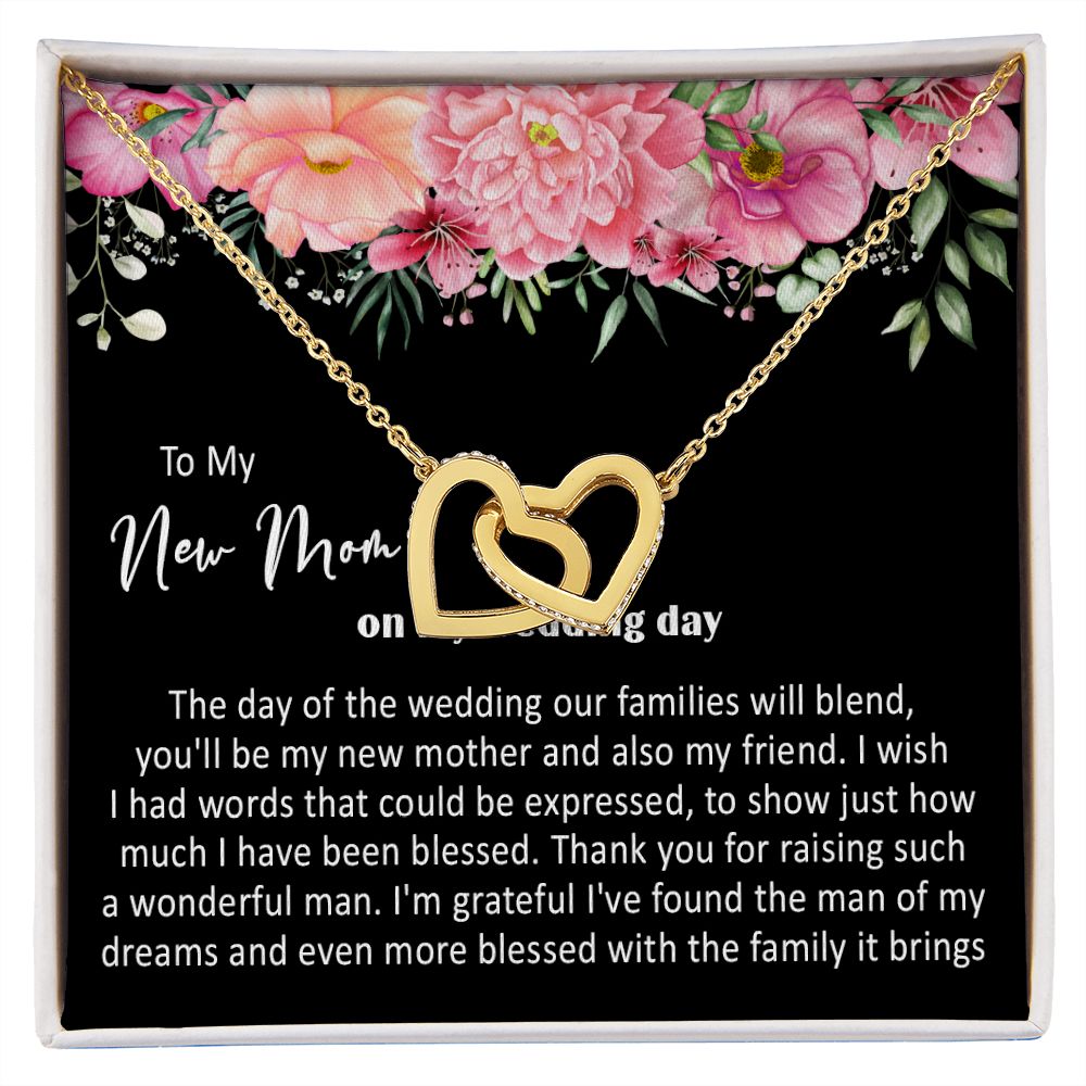 415D To My New Mom On My Wedding Day You'll Be My New Mother Also My Friend Necklace
