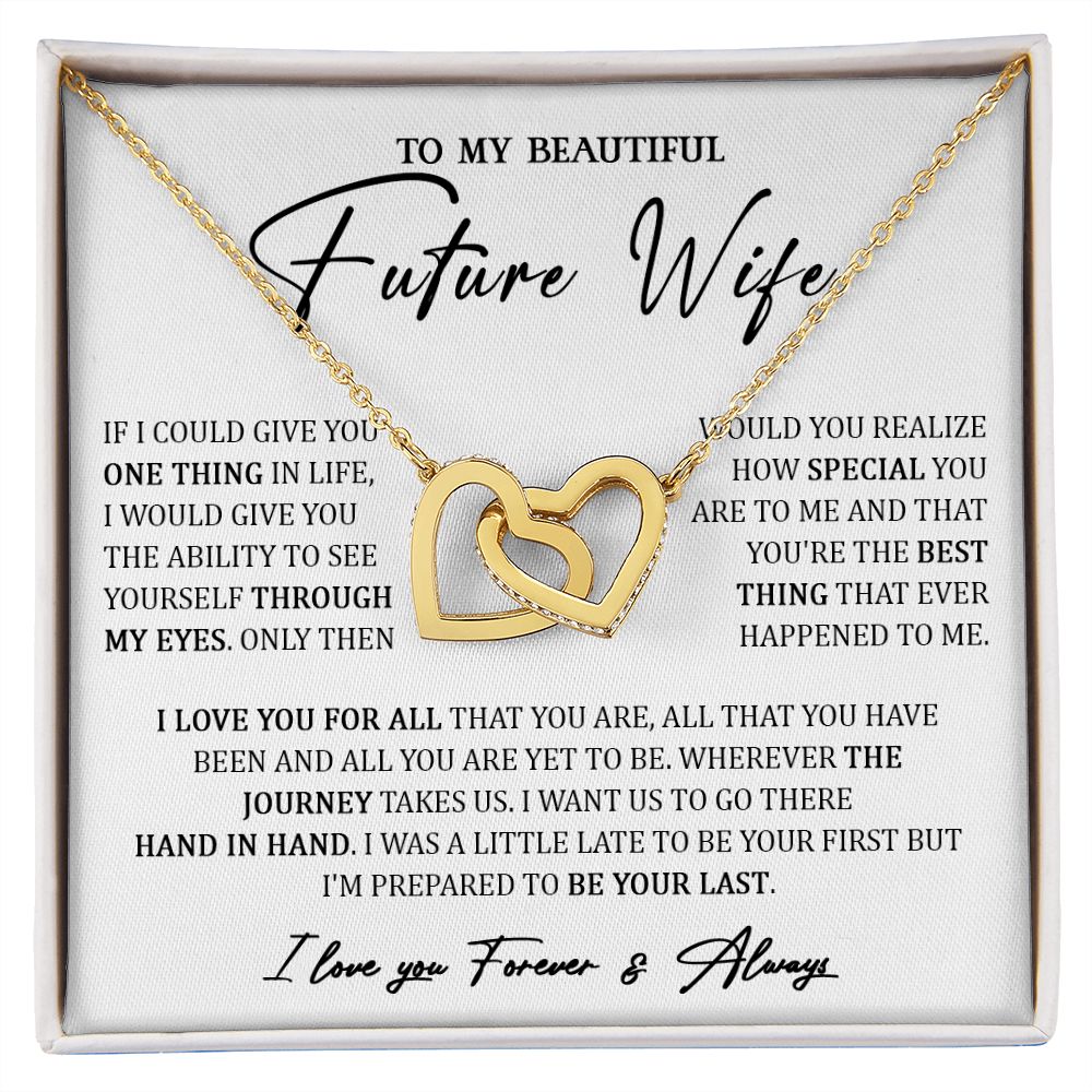725D To My Future Wife Necklace, Birthday Gifts For your Future Wife, Valentine Gifts