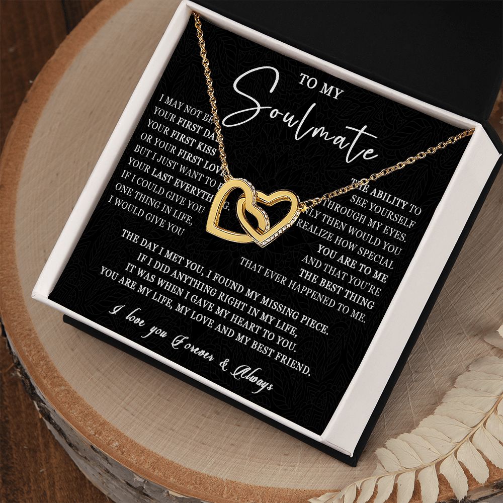 507D Love Gift For Her, To My Soulmate Necklace, Gift For Soulmate, Girlfriend, Wife