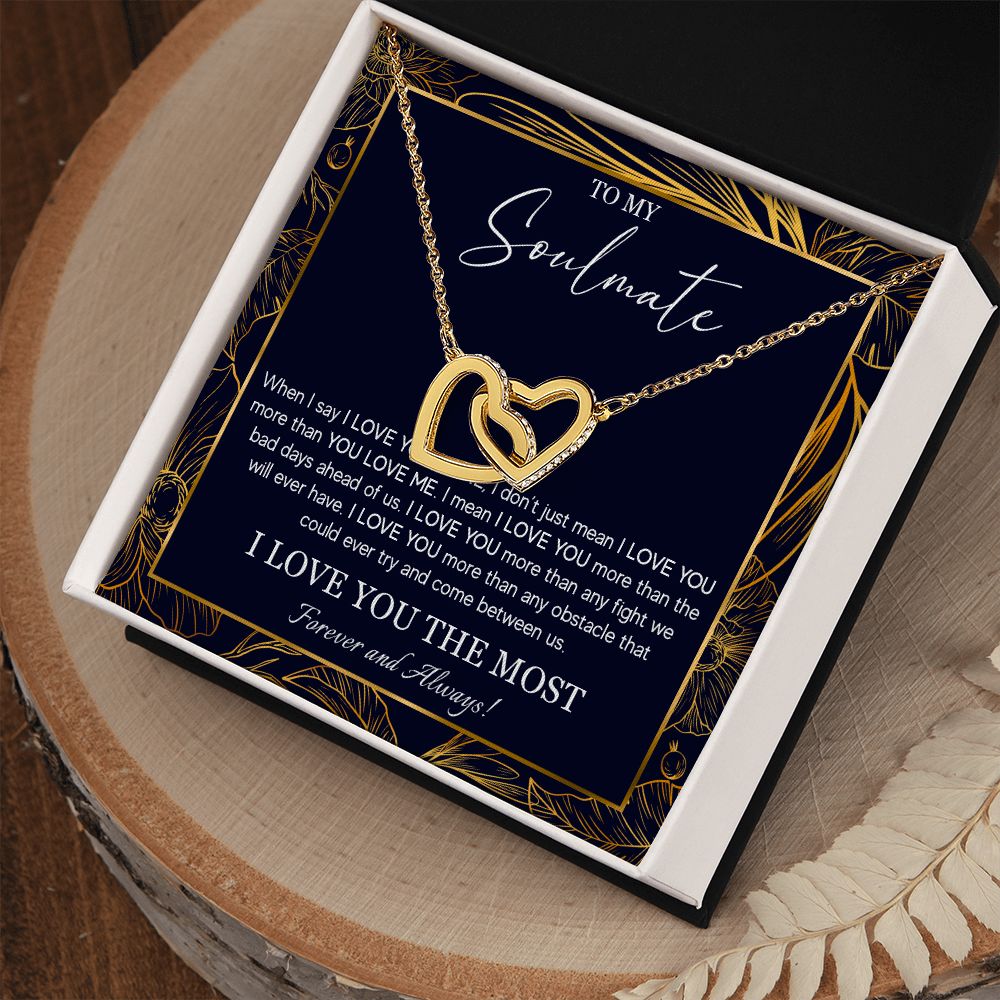 552D To My Soulmate Necklace, Jewelry Gifts For My Wife, Girlfriend, Future Wife Gift