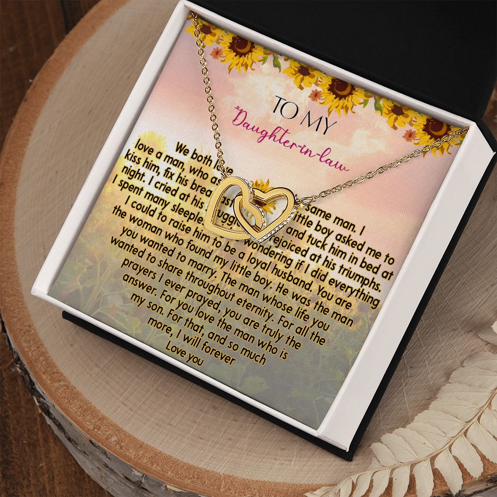 425D To My Daughter In Law Necklace from Mother In Law I Will Forever Love You