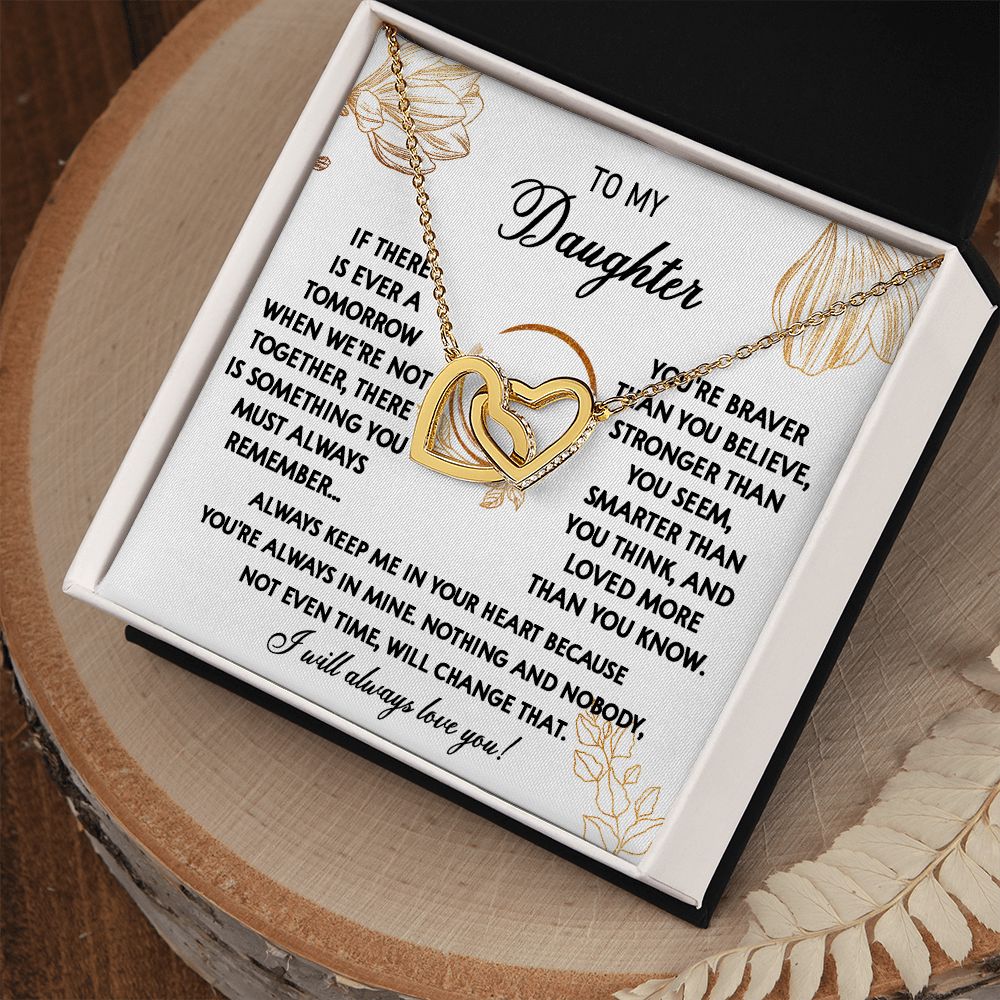 111D To My Daughter Necklace, Daughter Gift From Dad, Mom, Xmas Gift, Birthday Gift