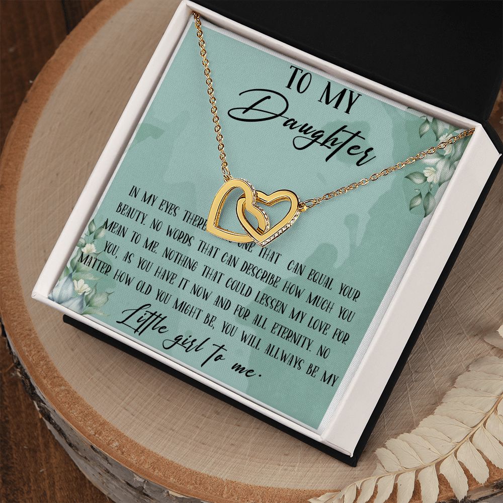 48D To My Daughter Necklace, Daughter Birthday Gift, Gift from Mom to Daughter