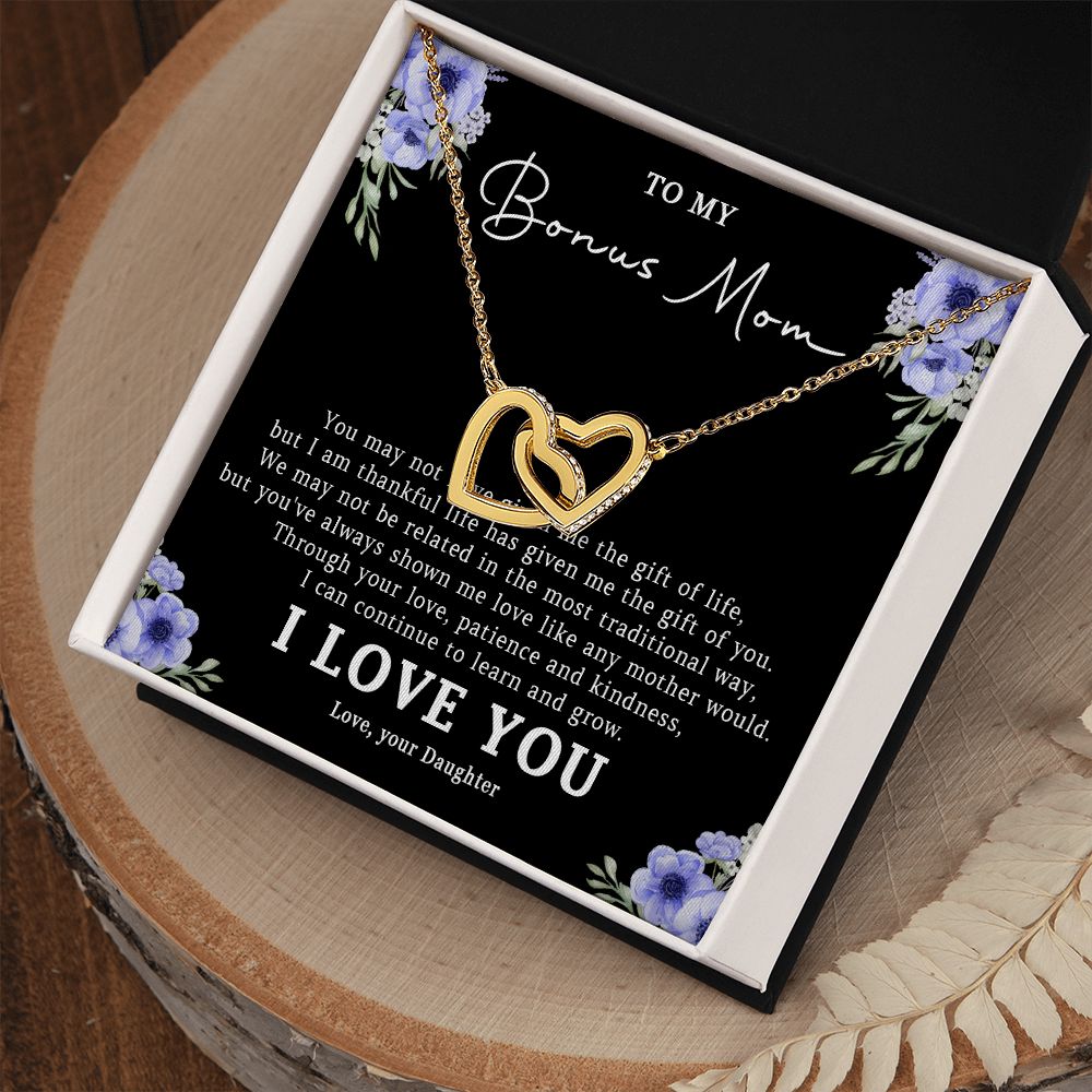 522D Step Mom Gift, Bonus Mom Necklace, Stepmom Necklace Birthday Gift from Daughter