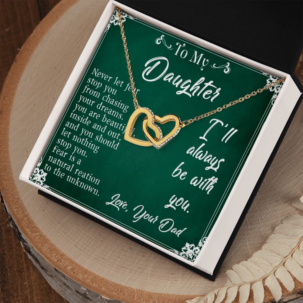 30D To My Daughter Necklace, Daughter Father Necklace, Daughter Gift from Dad