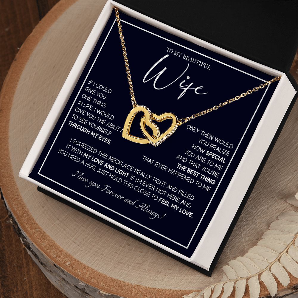 556D To My Wife Necklace From Husband, Soulmate Necklace Gift from Husband, Birthday