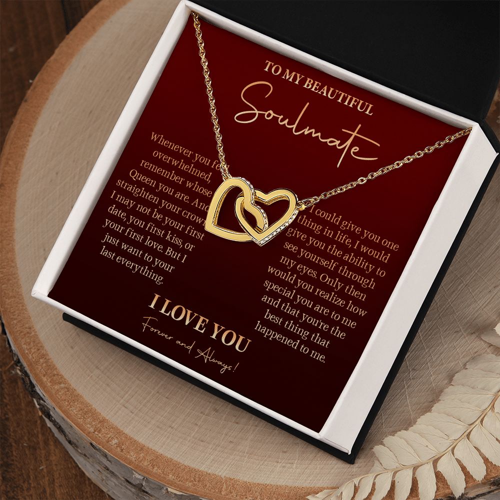 581D To My Soulmate Necklace, Gift For Girlfriend Wife, Birthday Gift, Love Necklace