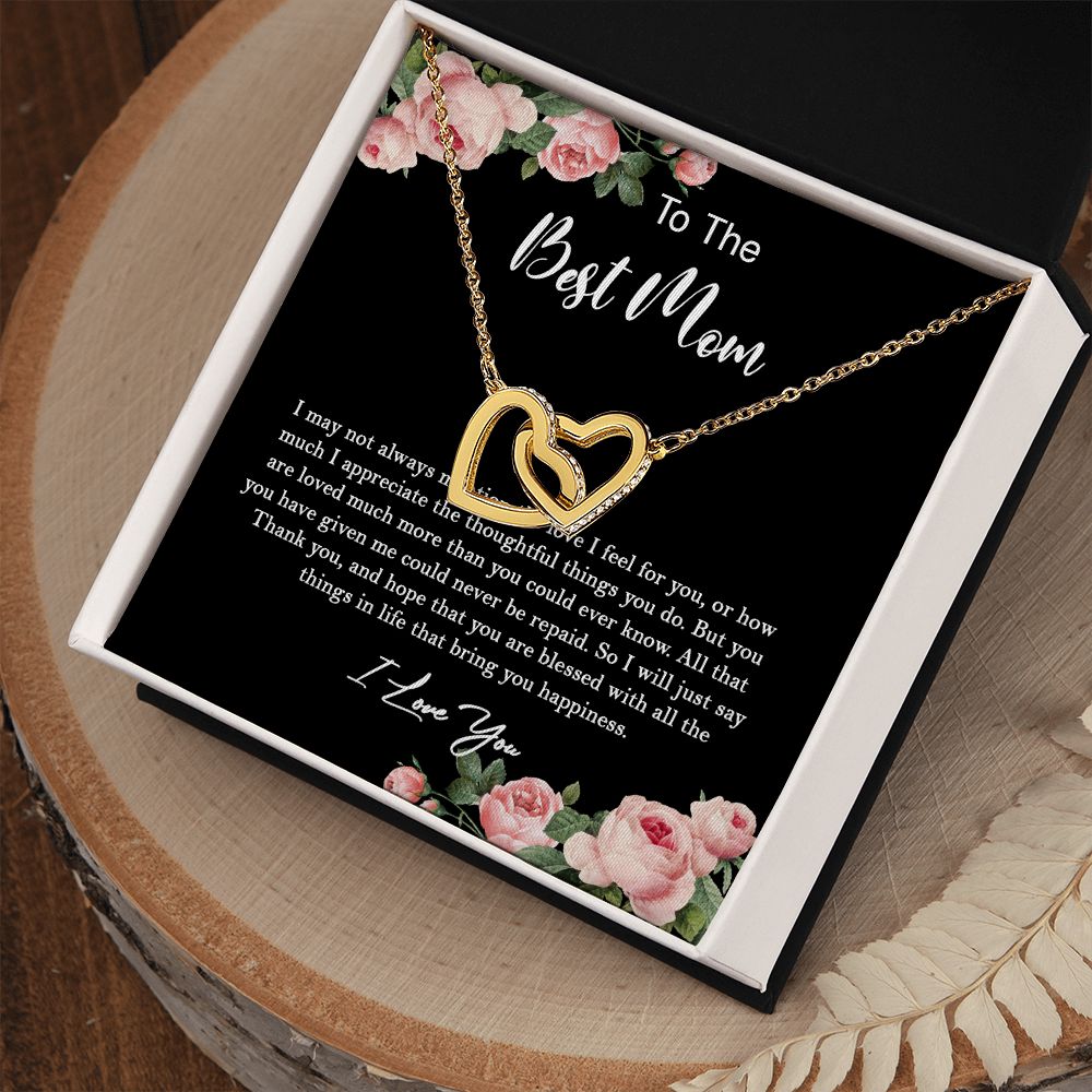 630D To My Best Mom Necklace, Gift For Mom From Son/Daughter, Gift Birthday, Holiday