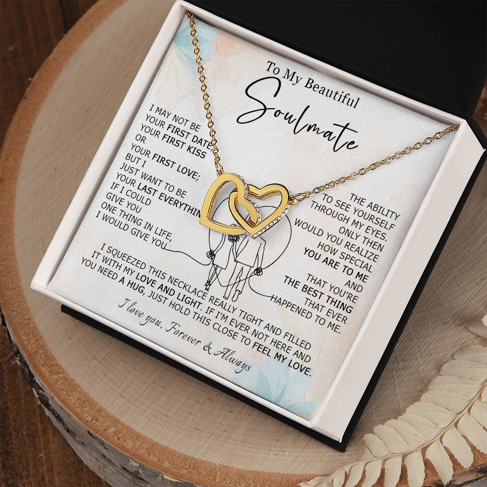 584D To My Soulmate Necklace, Wife Necklace, Girlfriend Necklace, Love Necklace Gifts