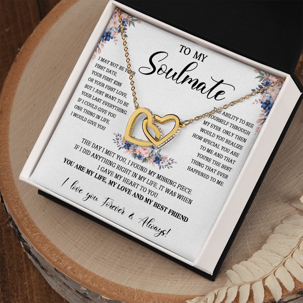 474D To My Soulmate Necklace, Gift For Her, Christmas Gift For Her, Gift For Soulmate
