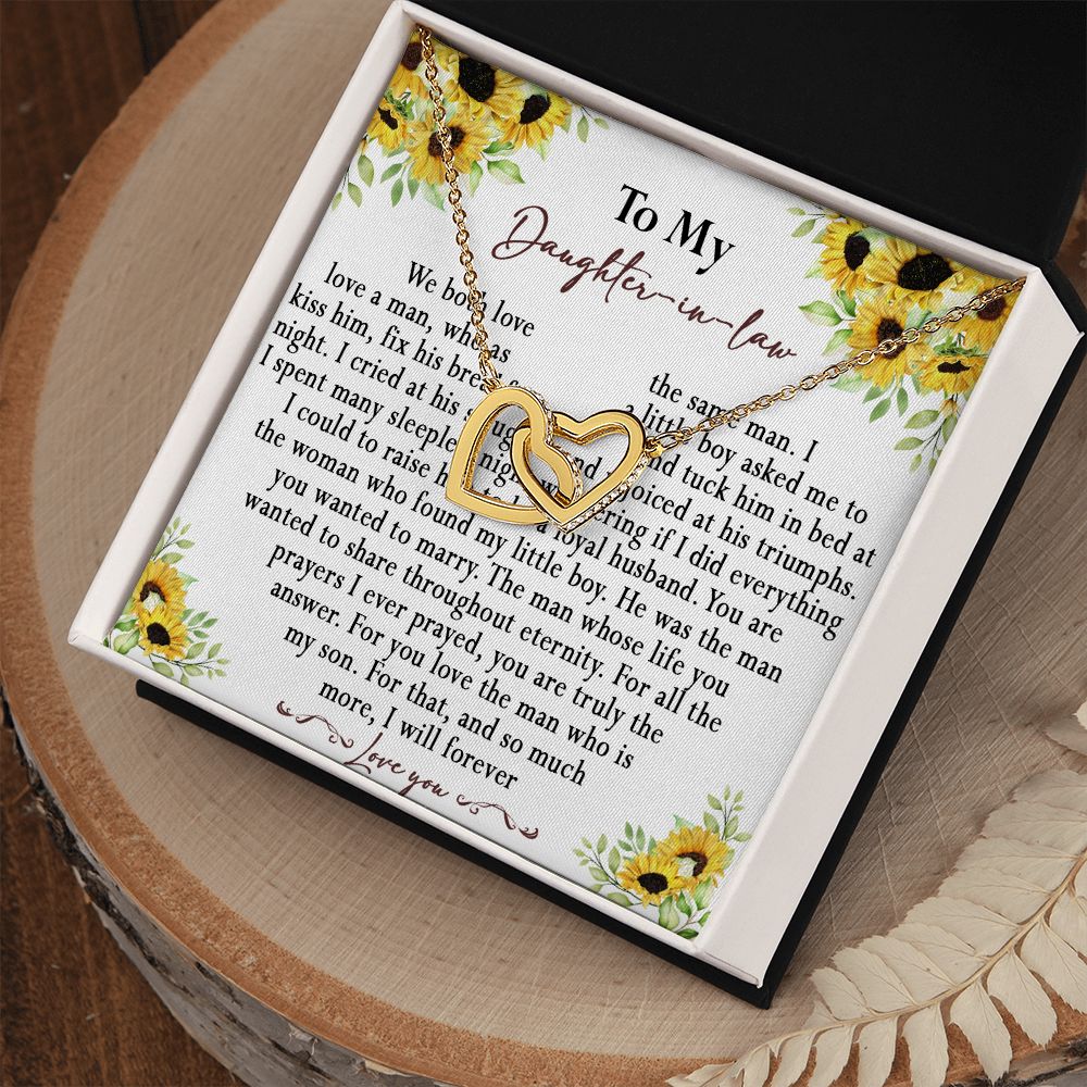 108D To My Beautiful Daughter Necklace, Gift For Daughter,Christmas Gift To Daughter