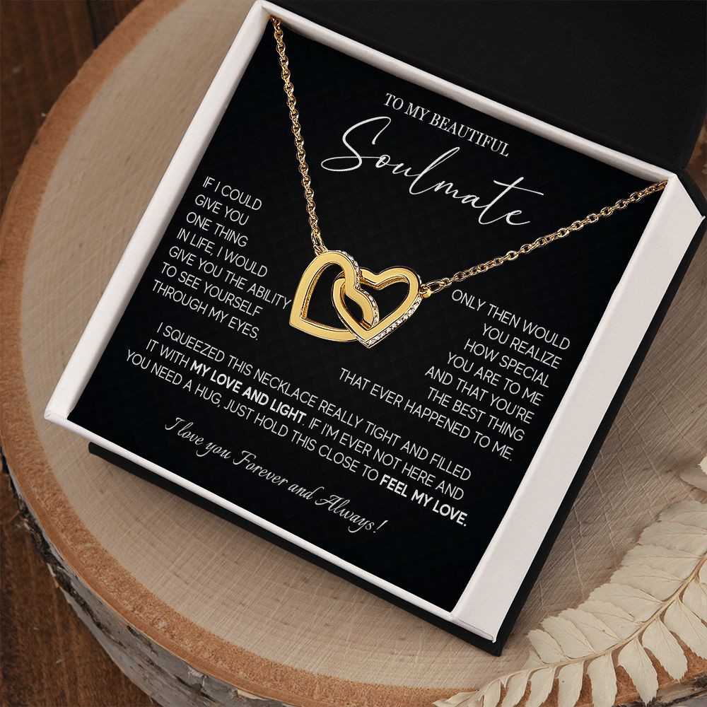 494D To My Soulmate Necklace, Wife Necklace From Husband, Birthday Anniversary Gifts