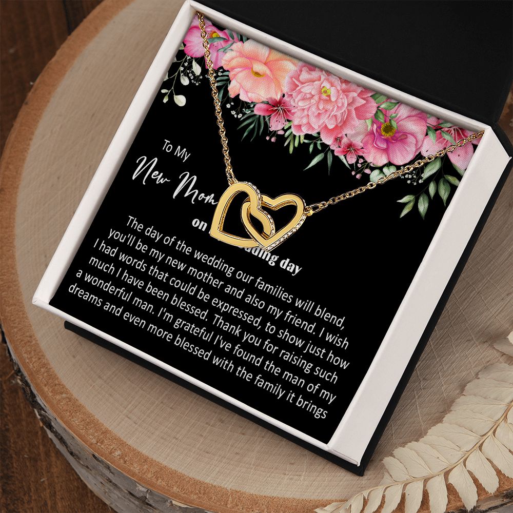 415D To My New Mom On My Wedding Day You'll Be My New Mother Also My Friend Necklace