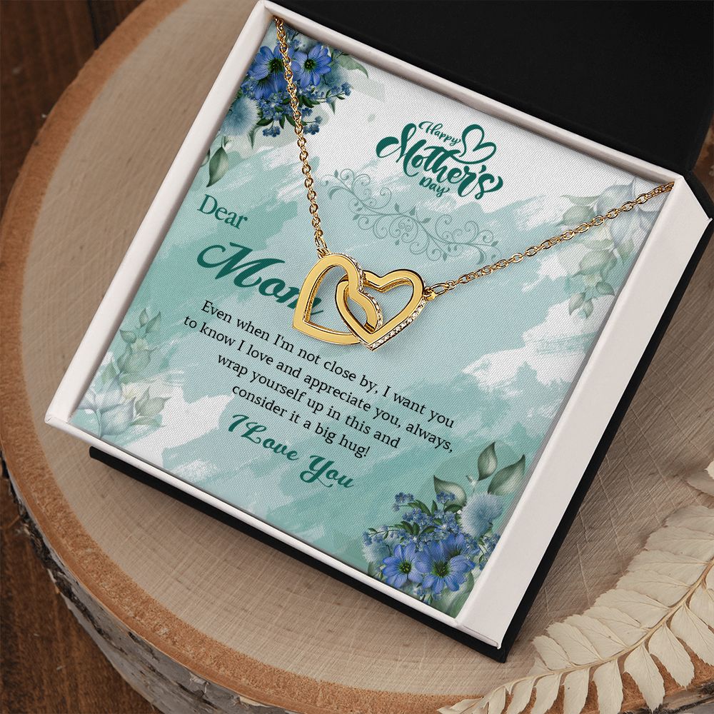 411D Dear Mom I Love You Necklace, Happy Mothers Day Gift Necklace, Necklace Gift Mom