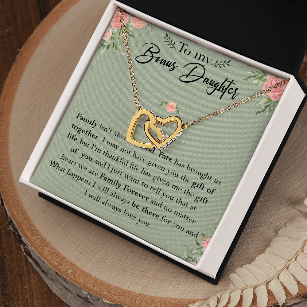 52D To my Bonus Daughter Necklace, Bonus Daughter, Step Daughter Gift, Gift Birthday