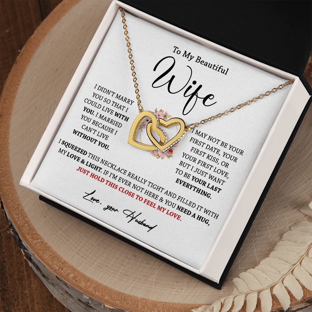 612D To My Wife Necklace, Gift For Wife, Valentines Gift For Wife, Necklace For Wife