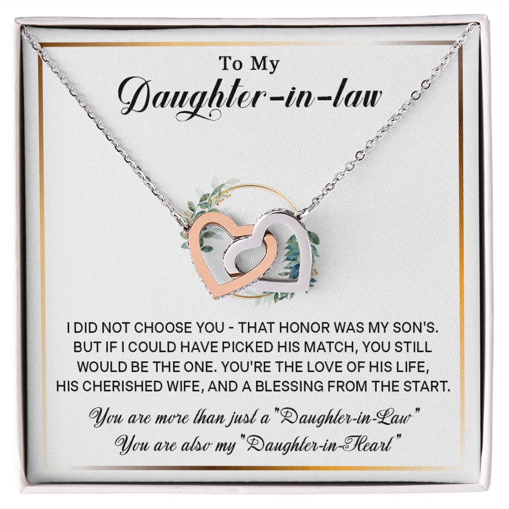 577D To My Daughter-In-Law Necklace, Gift For Daughter In Law, Daughter In Law Gift