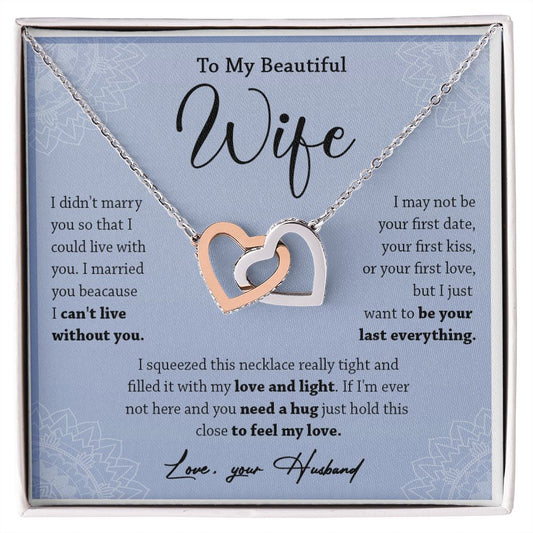 472D To My Wife Necklace, Necklace Gifts For Wife From Husband, Gift For Soulmate