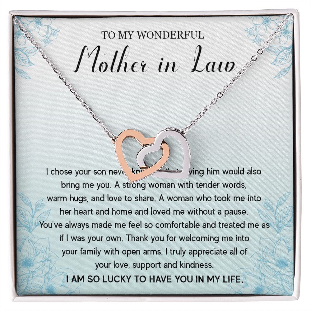 525D Gift To My Mother-in-Law Necklace, To My Mother in Law Necklace from Daughter
