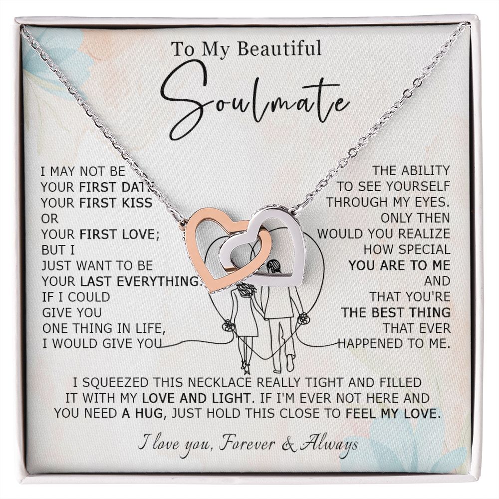 584D To My Soulmate Necklace, Wife Necklace, Girlfriend Necklace, Love Necklace Gifts