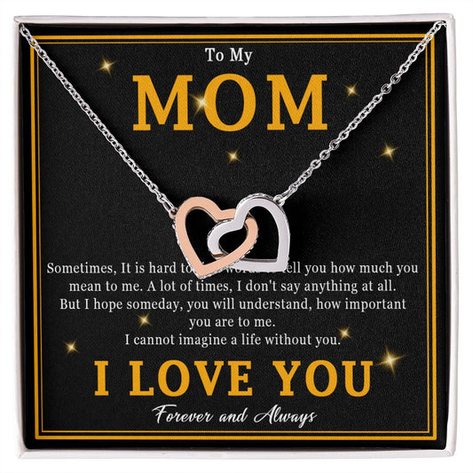 508D To My Mom Necklace, Mother Gift From Son Daughter, Birthday Gift for Mom, Mama