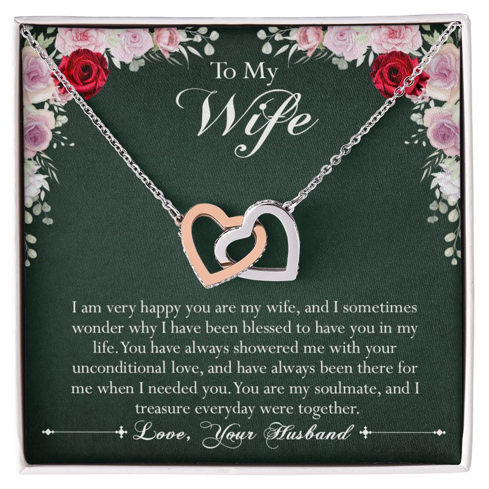 417D To My Wife Necklace Gift For Your Wife - Happy To Have You In My Life
