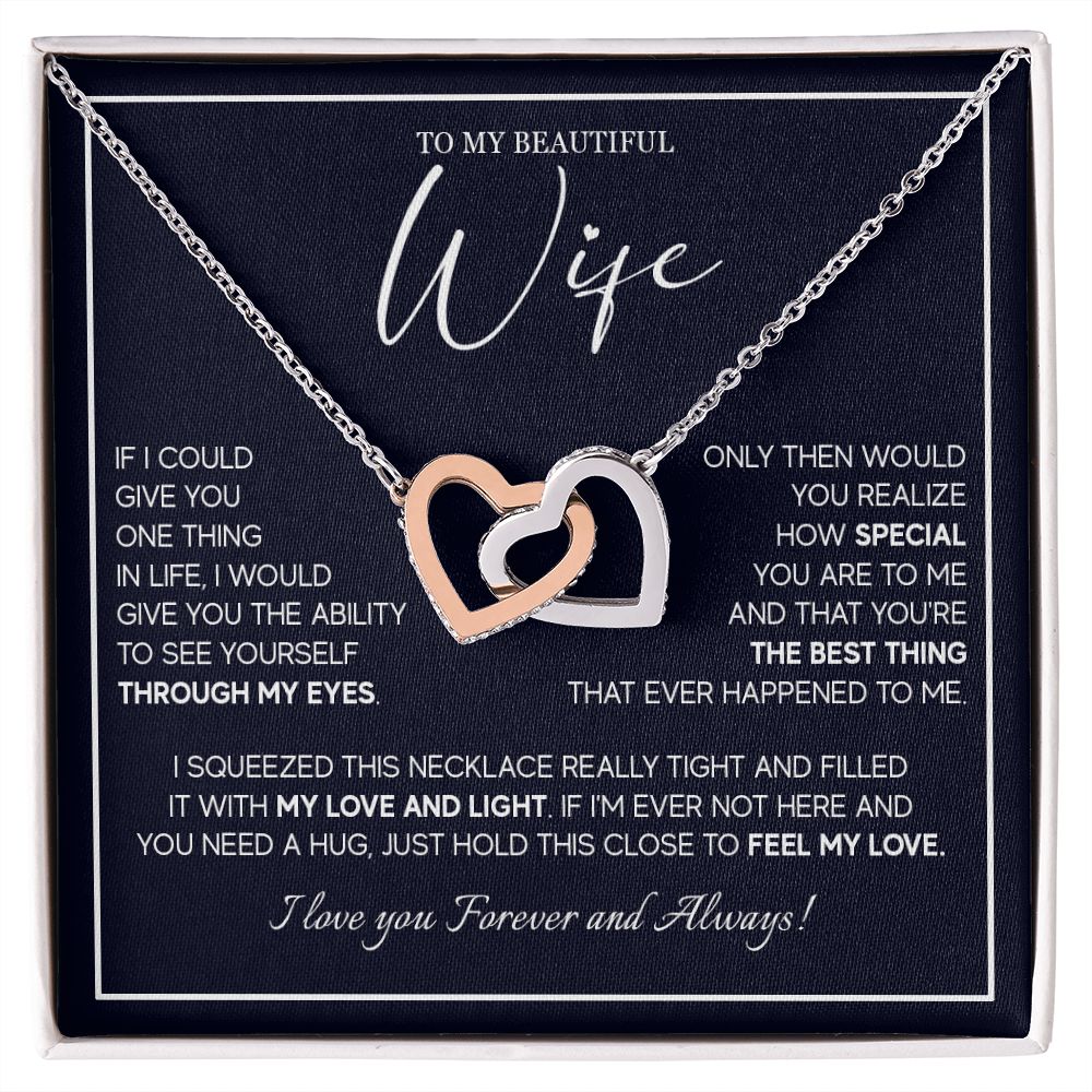 556D To My Wife Necklace From Husband, Soulmate Necklace Gift from Husband, Birthday