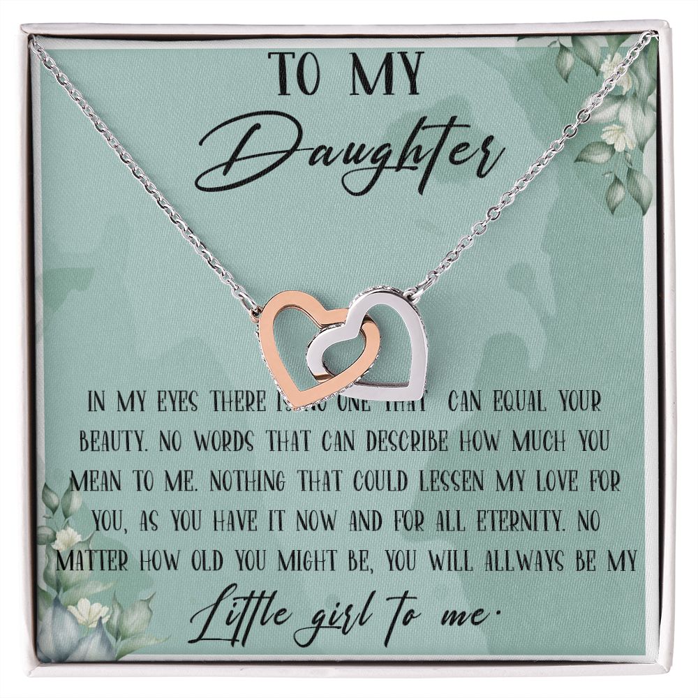 48D To My Daughter Necklace, Daughter Birthday Gift, Gift from Mom to Daughter