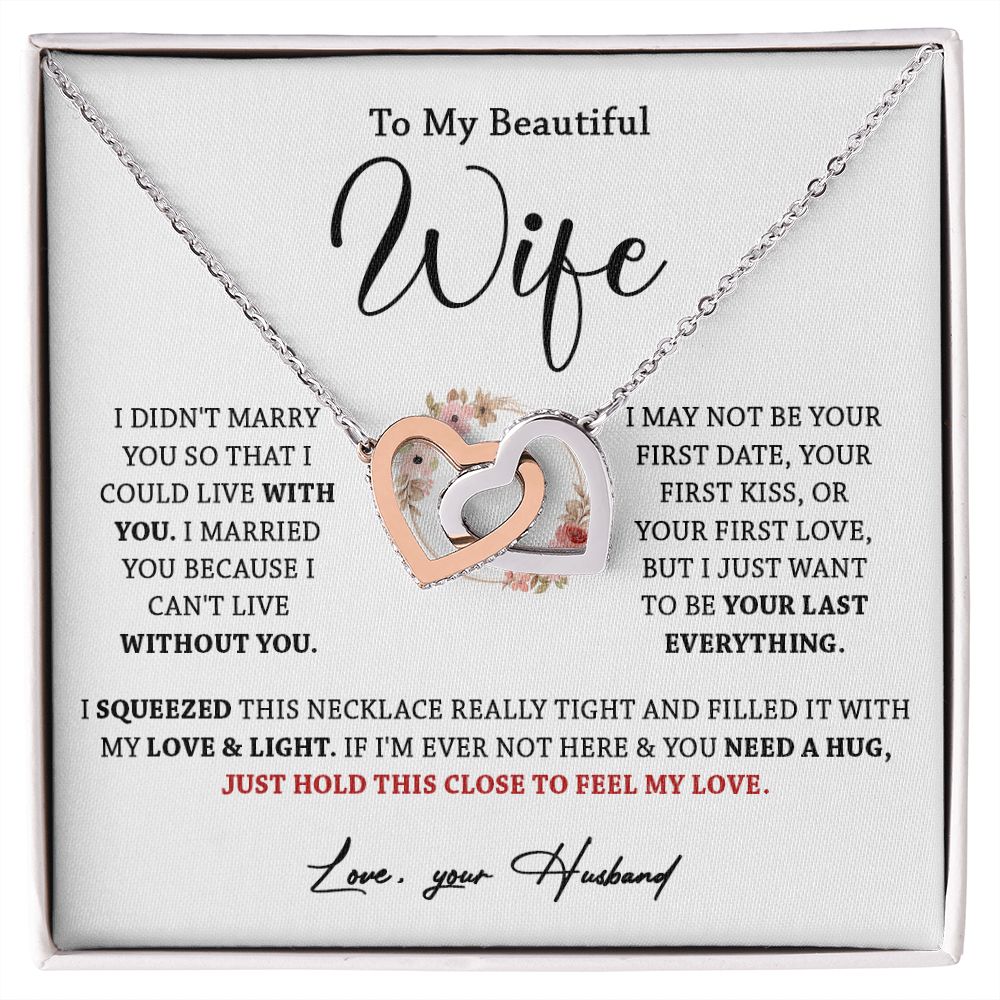 612D To My Wife Necklace, Gift For Wife, Valentines Gift For Wife, Necklace For Wife