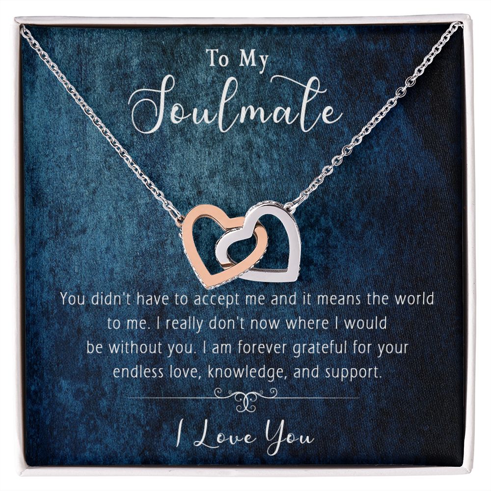 421D Wife Necklace Gift, To My Soulmate Necklace Gift, Anniversary Necklace Gift