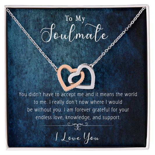 421D Wife Necklace Gift, To My Soulmate Necklace Gift, Anniversary Necklace Gift
